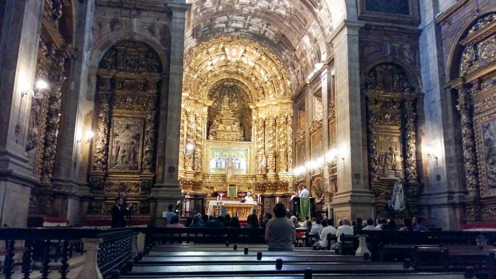 23 COIMBRA église baroque du couvent de Santa Clara