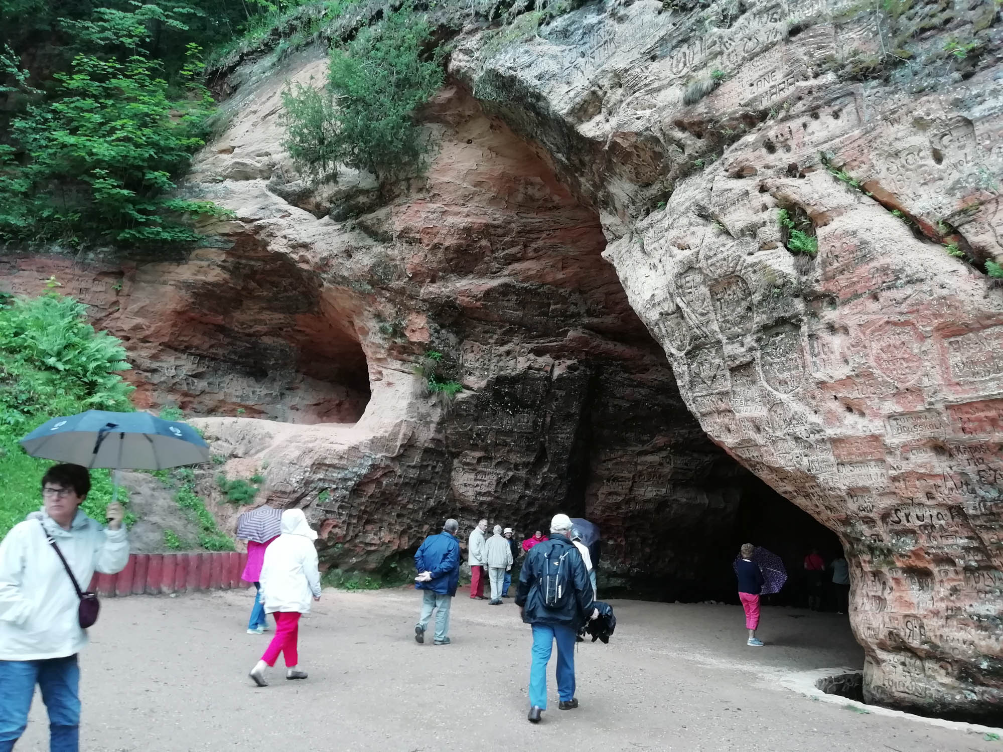 34 la grotte de Sigulda